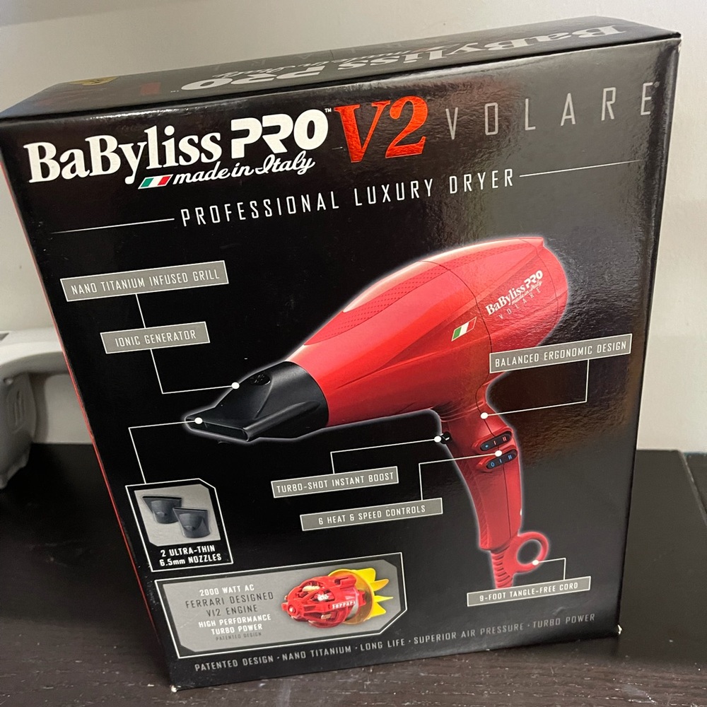 Babyliss professional blow dryer never opened